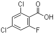 2,4-Dichloro-6-fluorobenzoic acid molecular structure (CAS 904285-09-2)