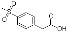 结构式 CAS# 90536-66-6, 4-甲磺酰基苯乙酸