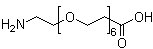 structure of CAS# 905954-28-1, 1-Amino-3,6,9,12,15,18-hexaoxaheneicosan-21-oic acid