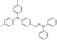structure of CAS# 906674-39-3, (E)-4-[Bis(4-methylphenyl)amino]benzaldehyde 2,2-diphenylhydrazone