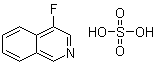 结构式 CAS# 906820-09-5, 4-氟异喹啉硫酸盐