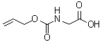 structure of CAS# 90711-56-1, N-(Allyloxycarbonyl)glycine