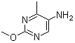 结构式 CAS# 908099-97-8, 2-甲氧基-4-甲基-5-嘧啶胺