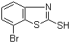 7-Bromobenzo[d]thiazole-2-thiol molecular structure (CAS 908355-83-9)