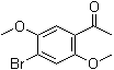 4'-Bromo-2',5'-dimethoxyacetophenone molecular structure (CAS 90841-64-8)