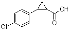 structure of CAS# 90940-40-2, 2-(4-Chlorophenyl)cyclopropanecarboxylic acid;NSC 40845