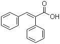 structure of CAS# 91-48-5, (E)-2,3-Diphenylpropenoic acid;(E)-2,3-Diphenyl-2-propenoic acid; (E)-2,3-Diphenylacrylic acid; trans-2,3-Diphenyl-2-propenoic acid; trans-2,3-Diphenylacrylic acid; trans-2,3-Diphenylpropenoic acid