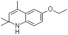 结构式 CAS# 91-53-2, 乙氧基喹啉; 6-乙氧基-2,2,4-三甲基-1,2-二氢喹啉
