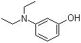 3-羟基-N,N-二乙基苯胺分子结构 (CAS 91-68-9)