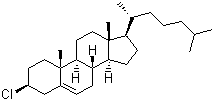 结构式 CAS# 910-31-6, 氯化胆固醇; 胆固醇氯化物