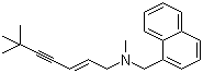结构式 CAS# 91161-71-6, 特比萘芬; (E)-N-(6,6-二甲基-2-庚烯-4-炔基)-N-甲基-1-萘甲胺
