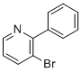 structure of CAS# 91182-50-2, 3-Bromo-2-phenylpyridine