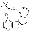 structure of CAS# 912457-08-0, (11aS)-5-(1,1-Dimethylethyl)-10,11,12,13-tetrahydrodiindeno[7,1-de:1',7'-fg][1,3,2]dioxaphosphocin