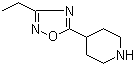 结构式 CAS# 912761-48-9, 4-(3-乙基-1,2,4-恶二唑-5-基)哌啶