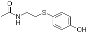 structure of CAS# 91281-32-2, N-Acetyl-4-S-cysteaminylphenol