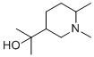 structure of CAS# 91342-95-9, 2-(1,6-Dimethylpiperidin-3-yl)propan-2-ol