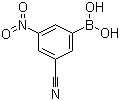 structure of CAS# 913835-33-3, 3-Cyano-5-nitrophenylboronic acid;3-Cyano-5-nitrobenzeneboronic acid