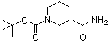 structure of CAS# 91419-49-7, 1-Boc-3-piperidinecarboxamide