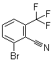 结构式 CAS# 914637-35-7, 2-溴-6-(三氟甲基)苯甲腈