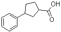 3-Phenylcyclopentanecarboxylic acid molecular structure (CAS 91495-75-9)