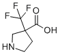 structure of CAS# 916423-57-9, 3-(Trifluoromethyl)pyrrolidine-3-carboxylic acid