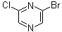 结构式 CAS# 916791-07-6, 2-溴-6-氯吡嗪