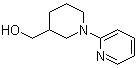 结构式 CAS# 916791-11-2, 1-(2-吡啶基)-3-哌啶甲醇