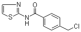 结构式 CAS# 916791-23-6, 4-(氯甲基)-N-2-噻唑基苯甲酰胺