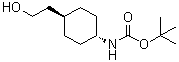 structure of CAS# 917342-29-1, tert-Butyl [trans-4-(2-hydroxyethyl)cyclohexyl]carbamate;trans-2-[4-[(tert-Butoxycarbonyl)amino]cyclohexyl]ethanol