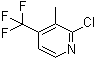 structure of CAS# 917806-24-7, 2-Chloro-3-methyl-4-(trifluoromethyl)pyridine