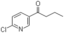 structure of CAS# 918503-72-7, 1-(6-Chloro-3-pyridinyl)-1-butanone