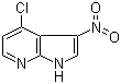 structure of CAS# 918519-53-6, 4-Chloro-3-nitro-1H-pyrrolo[2,3-b]pyridine