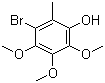structure of CAS# 918799-14-1, 3-Bromo-4,5,6-trimethoxy-2-methylphenol