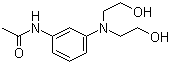 结构式 CAS# 92-02-4, 3-(N,N-二羟乙基)氨基乙酰苯胺