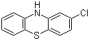 structure of CAS# 92-39-7, 2-Chlorophenothiazine