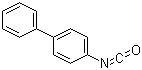 structure of CAS# 92-95-5, 4-Phenylphenyl isocyanate;p-Diphenyl isocyanate; 4-Isocyanato-1,1'-biphenyl