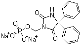 structure of CAS# 92134-98-0, Fosphenytoin sodium;(SP-4-2)-5,5-Diphenyl-3-((phosphonooxy)methyl)-2,4-imidazolidinedione disodium salt