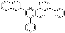 structure of CAS# 923972-84-3, 2-(2-Naphthalenyl)-4,7-diphenyl-1,10-phenanthroline