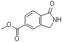 structure of CAS# 926307-72-4, 1-Oxo-2,3-dihydro-1H-isoindole-5-carboxylic acid methyl ester