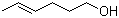 (E)-4-Hexen-1-ol molecular structure (CAS 928-92-7)