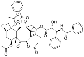 structure of CAS# 92950-39-5, 7-Acetyl Paclitaxel;[(1S,2S,3R,4S,7R,9S,10S,12R,15S)-4,9,12-triacetyloxy-15-[(2R,3S)-3-benzamido-2-hydroxy-3-phenylpropanoyl]oxy-1-hydroxy-10,14,17,17-tetramethyl-11-oxo-6-oxatetracyclo[11.3.1.03,10.04,7]heptadec-13-en-2-yl] benzoate