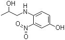 structure of CAS# 92952-81-3, 3-Nitro-N-(2-hydroxypropyl)-4-aminophenol