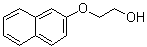 2-(2-萘基氧基)乙醇分子结构 (CAS 93-20-9)