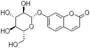 结构式 CAS# 93-39-0, 茵芋苷