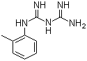 结构式 CAS# 93-69-6, 1-邻甲苯双胍; 1-邻甲苯基缩二胍