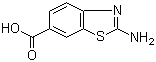 结构式 CAS# 93-85-6, 2-氨基苯并噻唑-6-甲酸