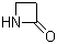 2-氮杂环丁酮分子结构 (CAS 930-21-2)