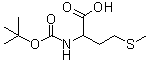 structure of CAS# 93000-03-4, N-tert-Butoxycarbonyl-DL-methionine;BOC-DL-Methionine; N-Boc-DL-methionine