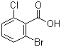 结构式 CAS# 93224-85-2, 2-溴-6-氯苯甲酸