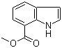 结构式 CAS# 93247-78-0, 吲哚-7-甲酸甲酯